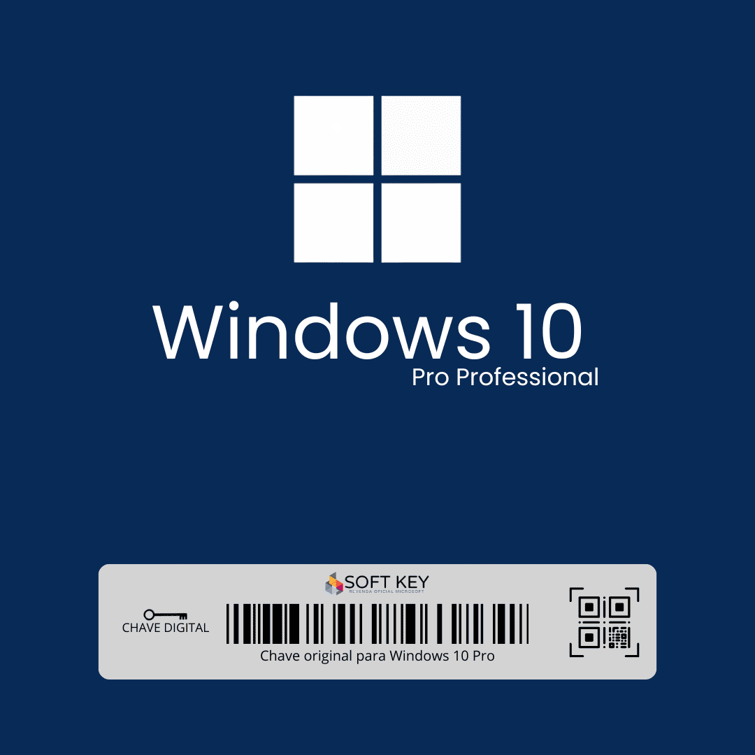 Licença Microsoft Windows 10 Pro 32/64 bits ESD – Envio Imediato Após a Compra